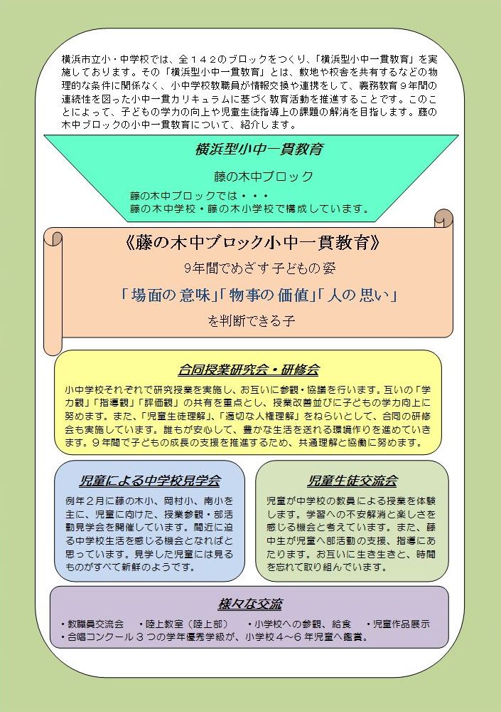 小中ＰＲちらし