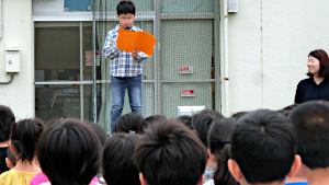 低学年のお手本になるように