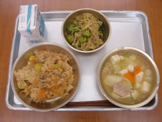 2004年10月28日の給食