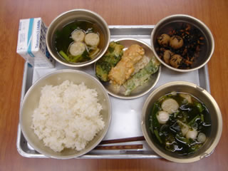 2004年11月19日の給食