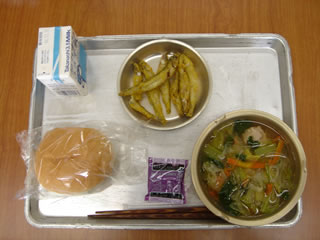 2004年12月6日の給食