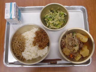 2005年6月6日の給食
