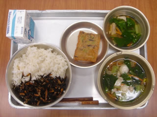 2005年6月8日の給食
