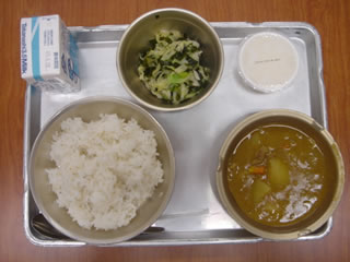 2005年6月22日の給食