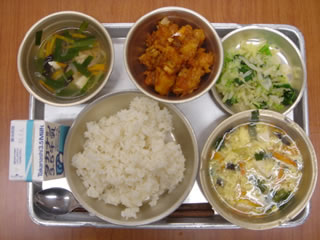 2005年6月30日の給食