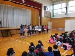 １０歳を祝う会　学年集会