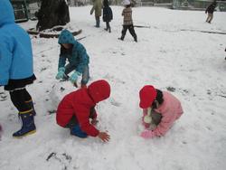 ２年雪だるま