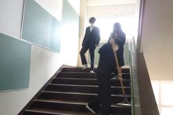 階段掃除