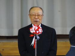 創立50周年記念事業実行委員長コンフォール仏向町自治会長　今井好雄様のお話