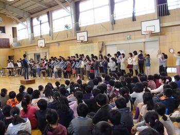 世界がひとつになるまで 音楽朝会 汲沢小学校
