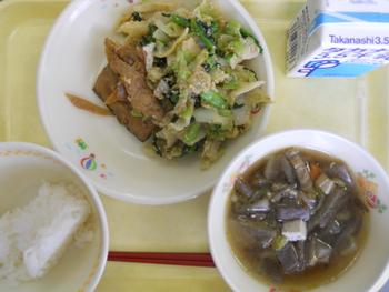 今日の給食