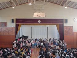 １年生音楽集会