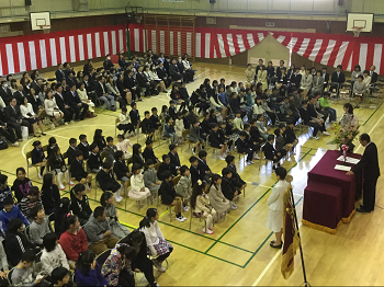 入学式の様子