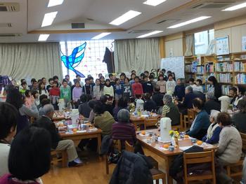 ふれあい給食　発表