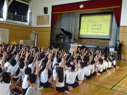 クイズもあって、子どもたちも興味津々。