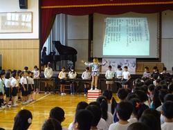 運動会の歌をみんなで練習！