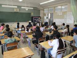 情報モラルの授業の様子