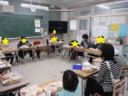 ありがとう会、給食の様子