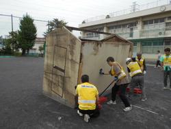倒壊家屋救出訓練