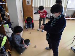 5組 お正月遊び 本宿小学校