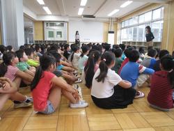 小学生 集会 4年 学年集会！！ - いぶき野小学校