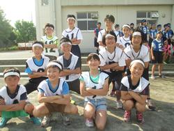 リレー選手団 いぶき野小学校