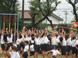 運動会 １ ２年 咲かせて はいポーズ 池上小学校