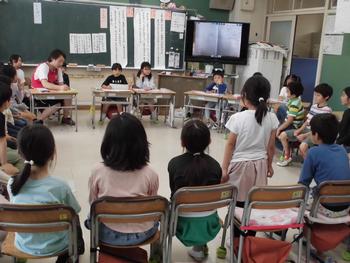 示範授業　2年特別活動