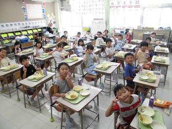 1年生の給食