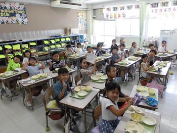 1年生の給食