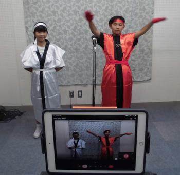 赤組応援団長