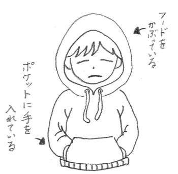 フードとポケット