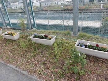 線路側プランター