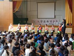 学援隊紹介の様子①