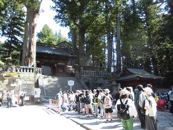 日光東照宮表門前