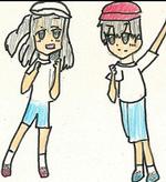 高学年キャラクター　スーちゃんフゥくん