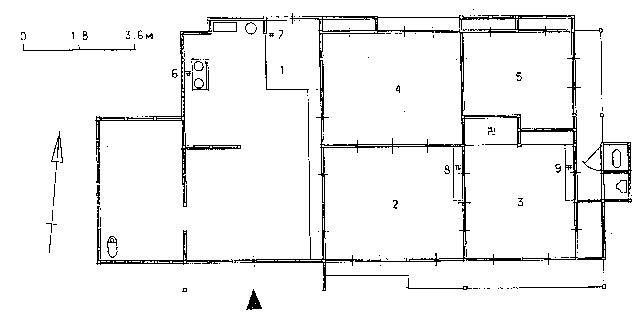 大川邸時代見取り図