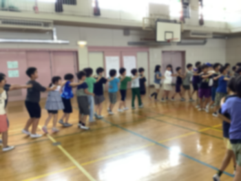学年集会の様子