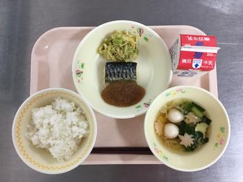 給食の写真