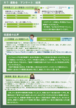 運動会アンケ―ト