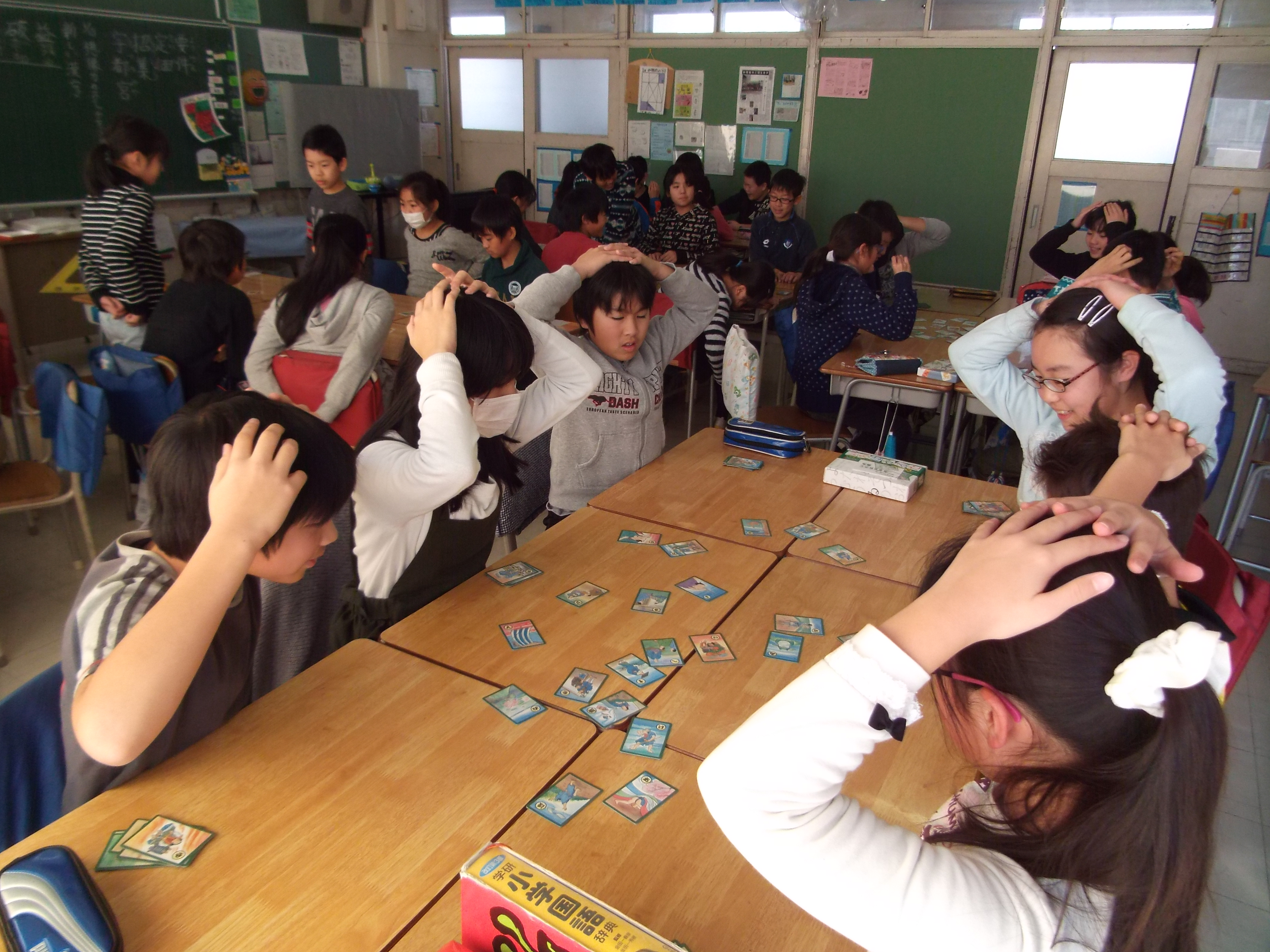 １月１３日 かるた会 霧が丘小学校