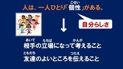 人権週間 自分らしさ その人らしさ 北山田小学校 人権週間 自分らしさ その人らしさ 北山田小学校