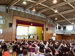 全校集会の様子