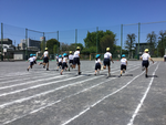 50m計測手伝い