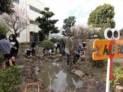 トンボ池改良工事