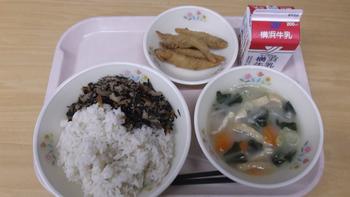 今日の給食 12月15日火曜日 中尾小学校