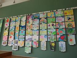 花 ６年生図工作品 並木第一小学校