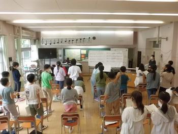 9月16日 水 音楽研究会 講師 松﨑由里子校長先生 並木第一小学校