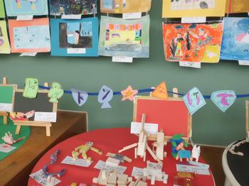 10月7日 水 4年生図工 トントンつないで 並木第一小学校