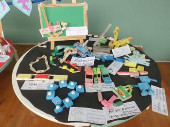 10月7日 水 4年生図工 トントンつないで 並木第一小学校